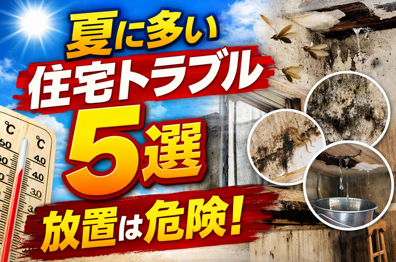 夏に多いトラブル5